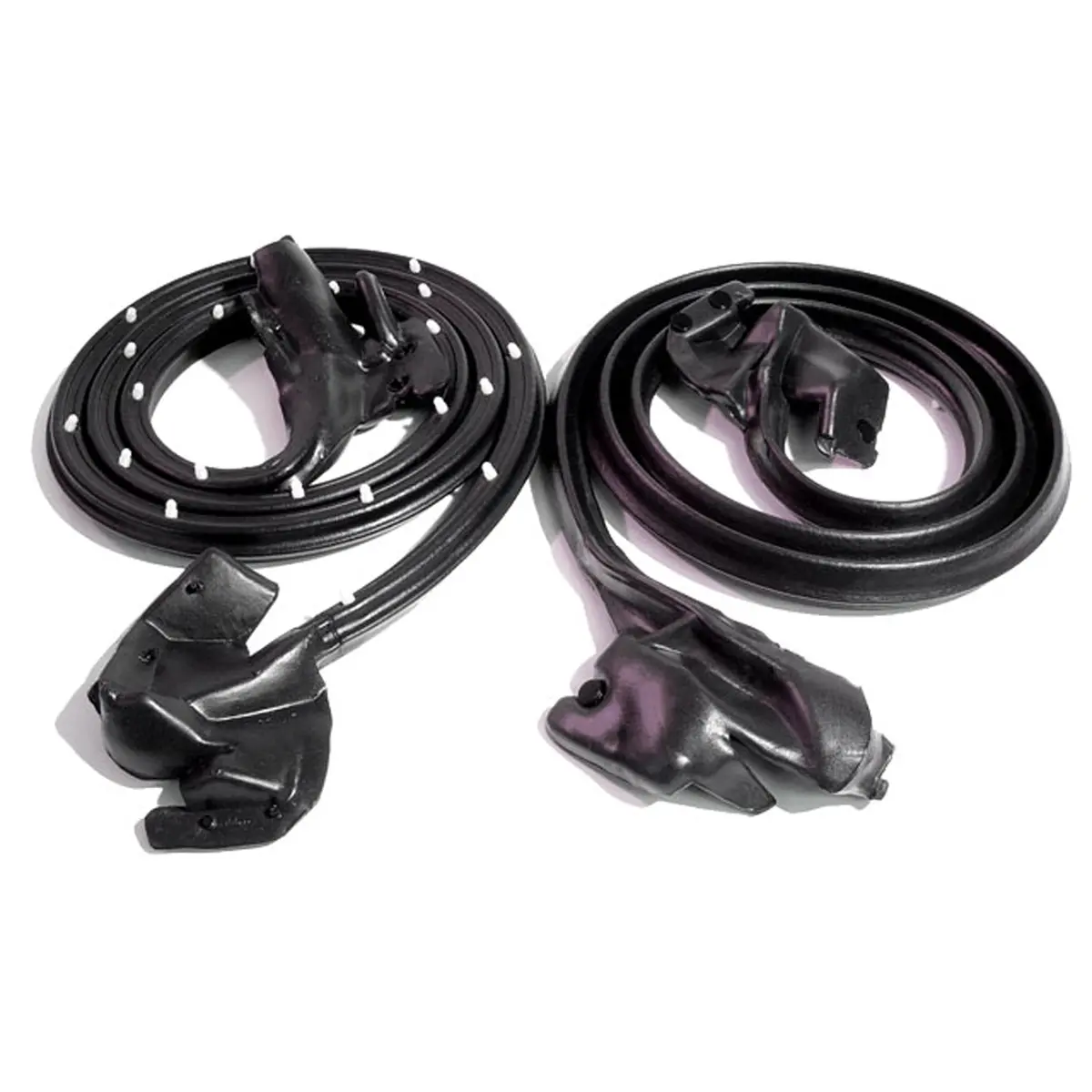 1968–1969 Camaro Molded Door Seals With Clips And Molded Ends 1