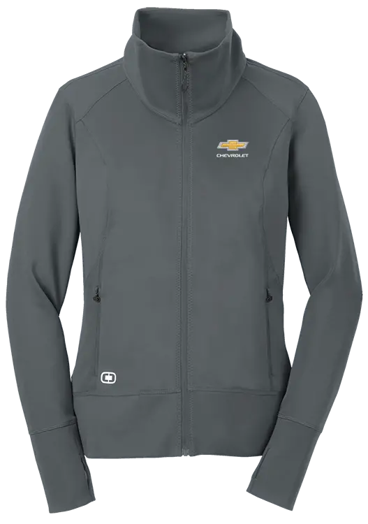 Ladies Chevrolet Gold Bowtie Ogio® Endurance Fulcrum Full Zip Jacket 1