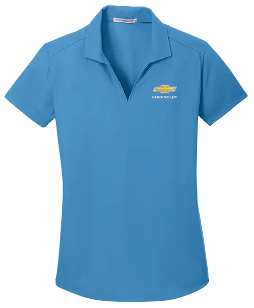 Ladies Chevrolet Gold Bowtie Performance Polo 2