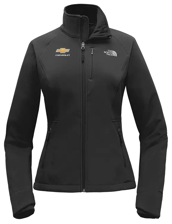 Ladies Chevrolet Gold Bowtie The North Face® Apex Soft Shell Jacket 1