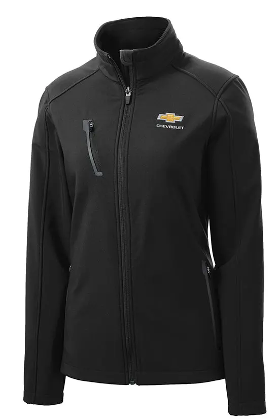 Ladies Chevrolet Welded Soft Shell Jacket 1