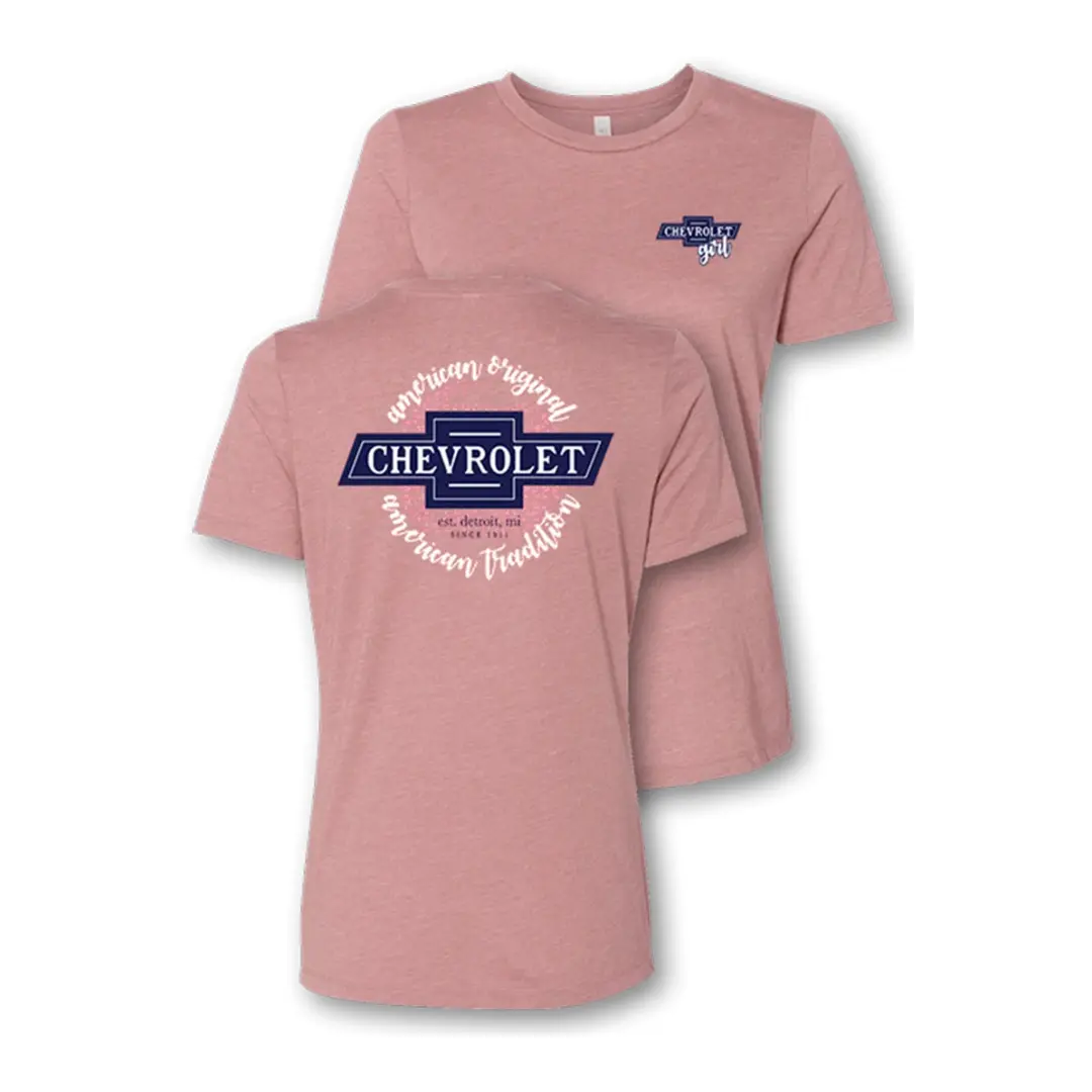 Ladies Orchid American Tradition Heritage T-Shirt 1