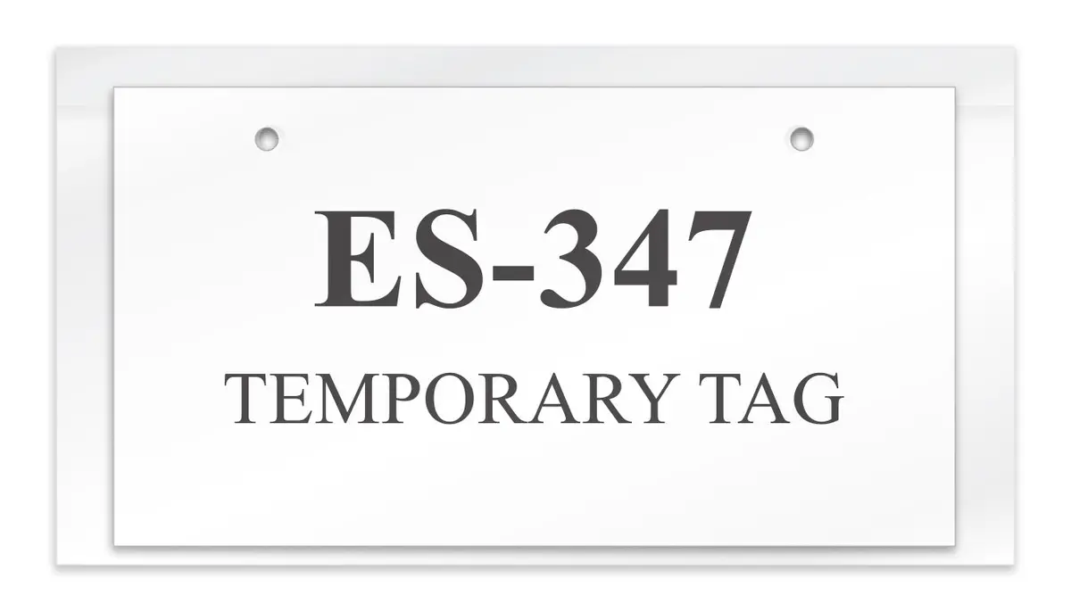 Premium License Plate Protector - 12.5" X 6.75" Heavy Duty 7 Mil Clear Plastic Sleeve - Durable Temporary Tag Cover For Vehicle Plates - 100 Pack 1