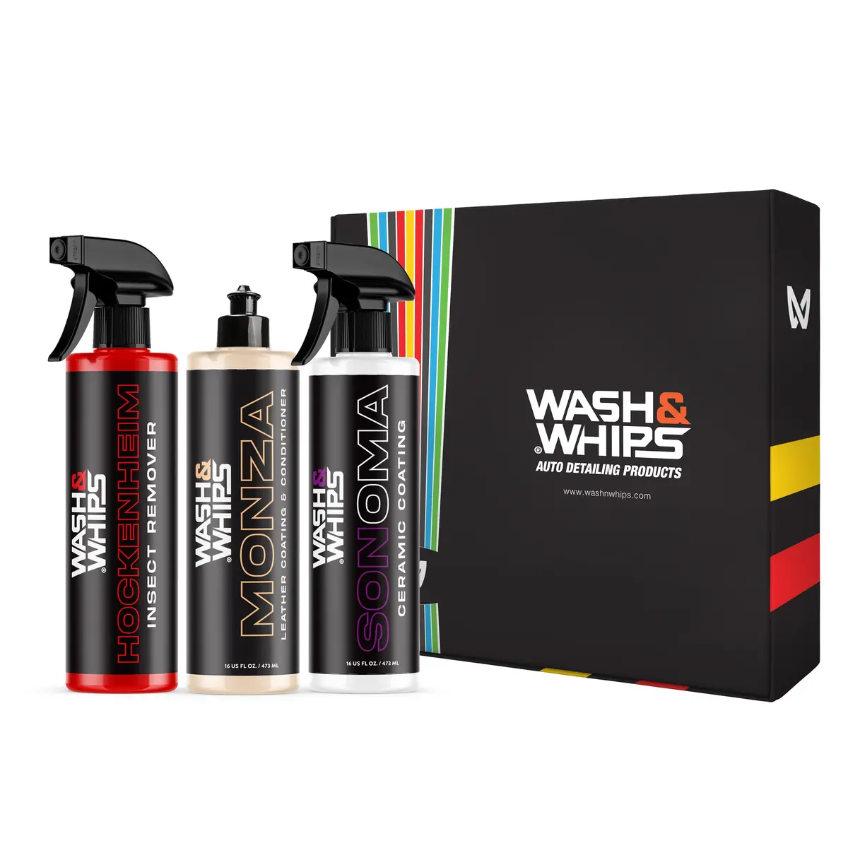 Wash&Whips Motopro Motorcycle Detailing Kit - Clean, Shine & Protect 1