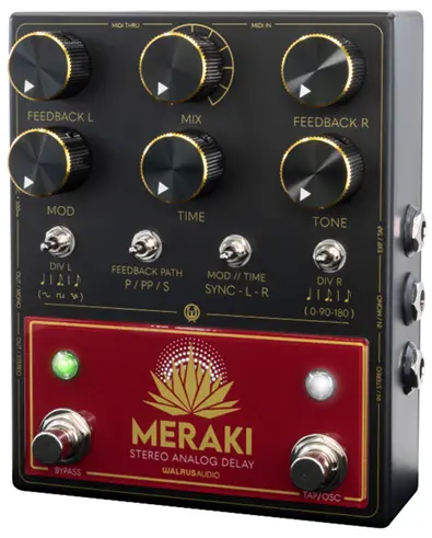 Walrus Audio Meraki: Stereo Analog Delay *Free Shipping In The Usa* 1
