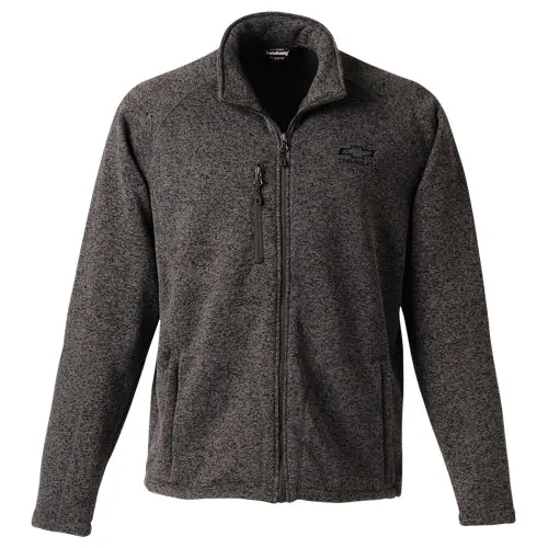 Chevrolet Men's Bowtie Sweater Knitted Fleece Jacket 1