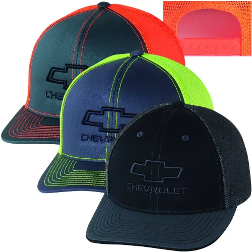 Chevrolet Bowtie Neon Snapback Hat / Cap 1
