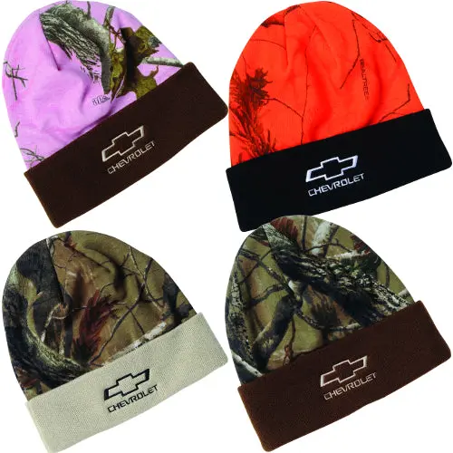 Chevrolet Bowtie Cuff Camo Beanie 1