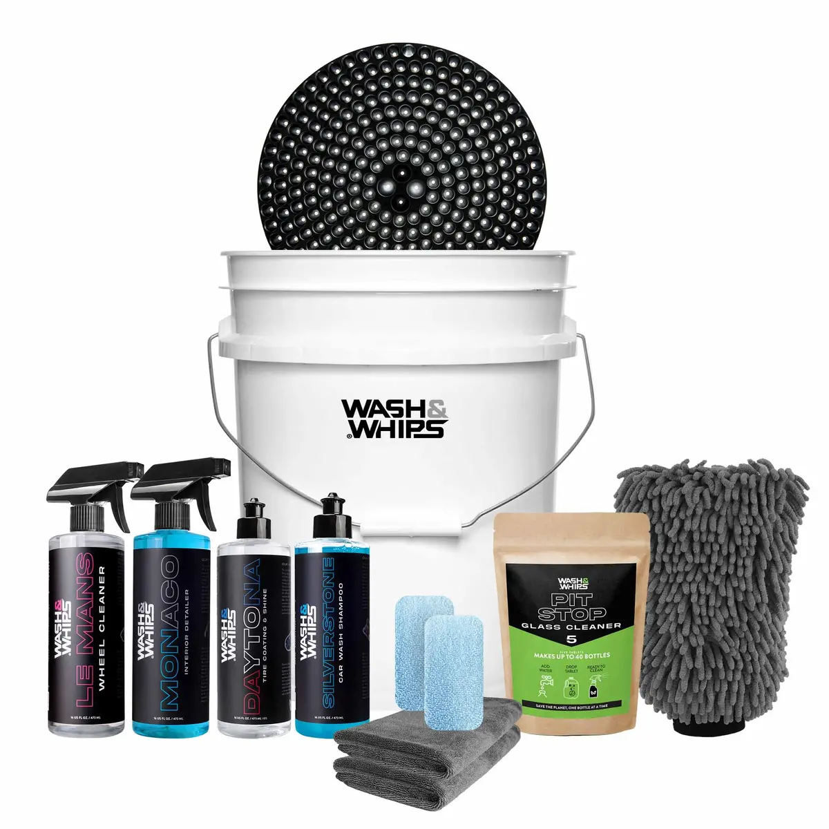 Wash&Whips New Car Total Care Kit - 10 Pcs 1