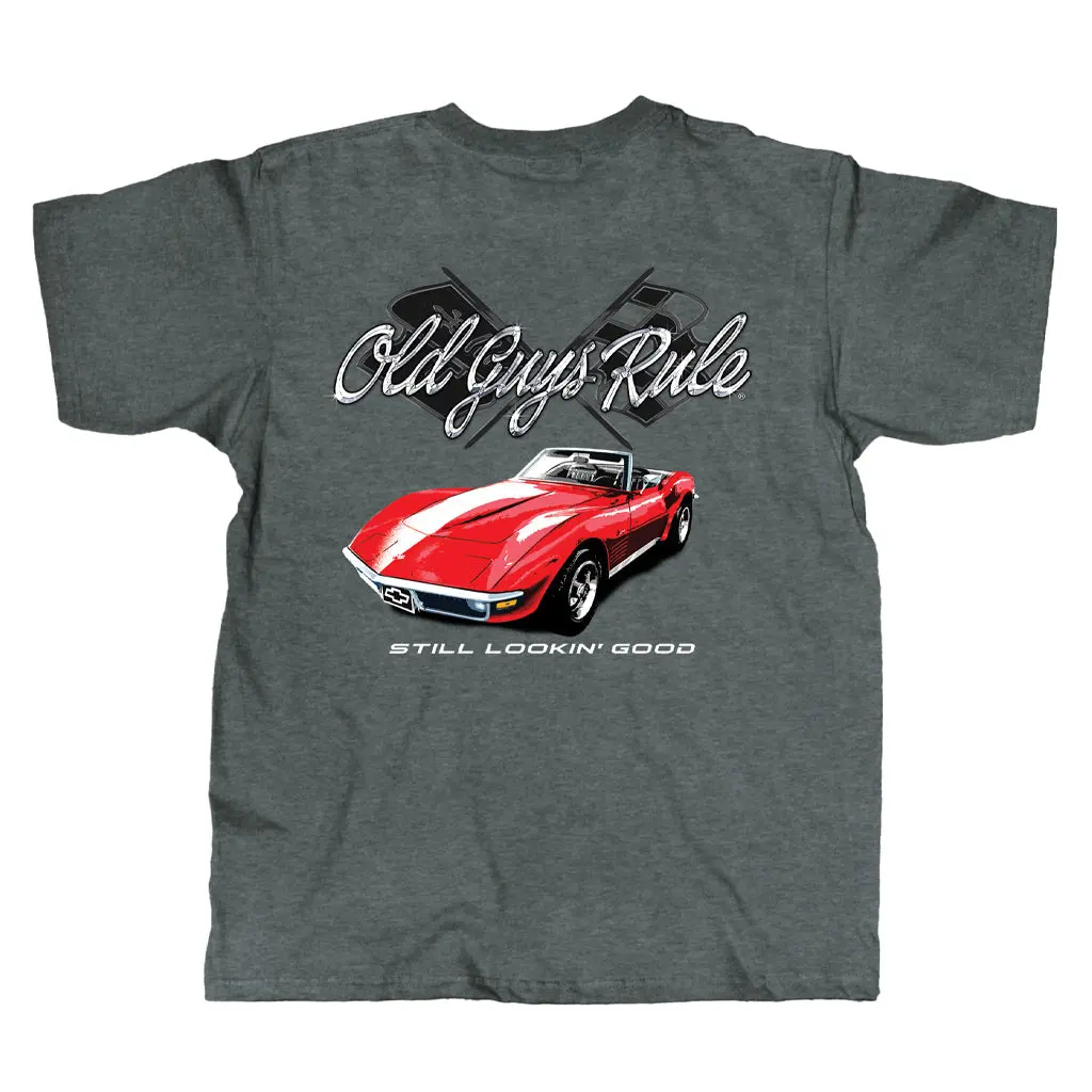 Gm Red Corvette - Old Guys Rule 1