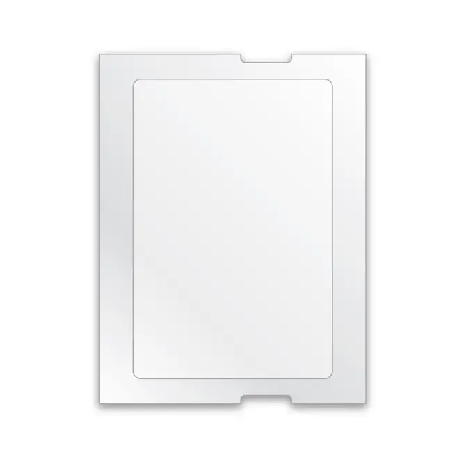 Blank Clear "Return For Service" Stock Labels Roll - Static Cling/Light Adhesive - Regular Size/Large Size Labels - Compatible With Caats™ Prominder Now And Many Other Label Printers 1
