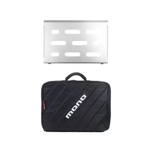 Mono Pedalboard Small Silver + Club 2.0 Accessory Case Pb-S-Slv-Bdl *Free Shipping In The Usa* 1