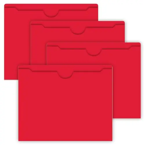 Plain Body Shop Jackets For Automotive Dealerships – Ultra Heavy Duty 150# Stock Repair Order Holders – Large 11.75" × 9.5" Work Order Covers – Multi-Color Options For Auto Repair Shop Document Organization 1