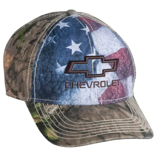 Chevrolet Bowtie Usa Camo Hat / Cap 1
