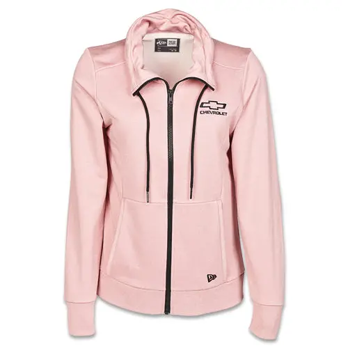 Ladies Chevrolet Bowtie Terry Cowl Full-Zip 1