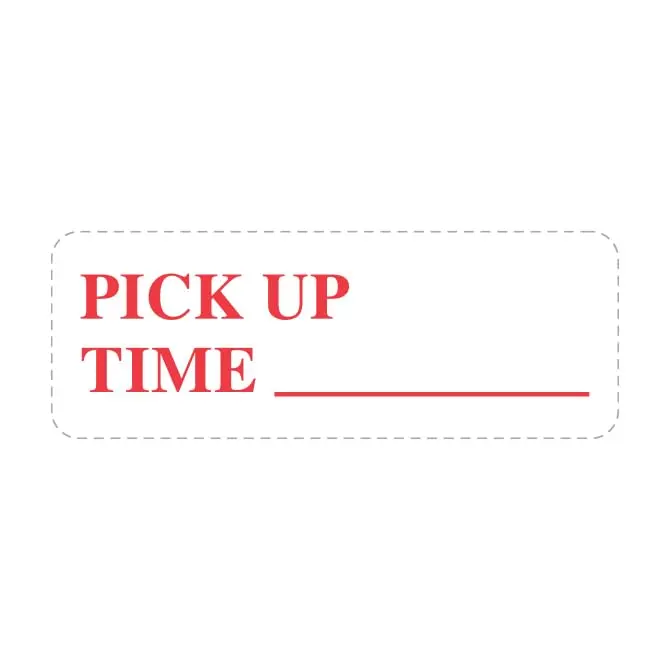 Professional Grade Self-Inking Stamps (Pick-Up-Time) – 2-3/8" W × 7/8" H – Vibrant Red Ink Rubber Stamp With Re-Inkable Pull-Out Pad – Durable For Automotive Rental Services & Office Use 1
