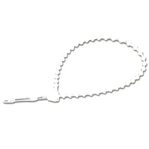 Plastic Key Snaps For Automotive Dealerships – Clear 5" Nylon Self-Locking Snap Key Rings With Secure Tag Attachment – Durable Quick-Release Key Clip For Car Lots, Rental Fleets & Property Management 1