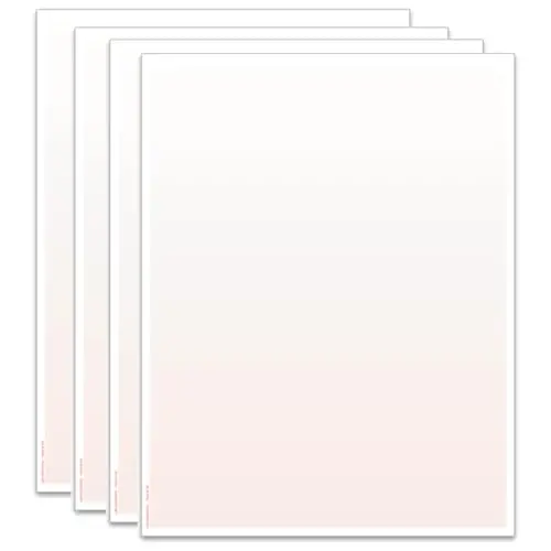 Premium Quality 20# White Laser Cut Sheets – 8.5" × 11" Single-Part Laser Paper – Ideal For Printing Letters, Invoices, Business Documents, Office Communications, Professional Printing Paper 4