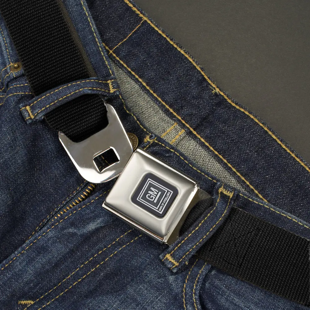 Gm Seatbelt Belt - Black Webbing 1