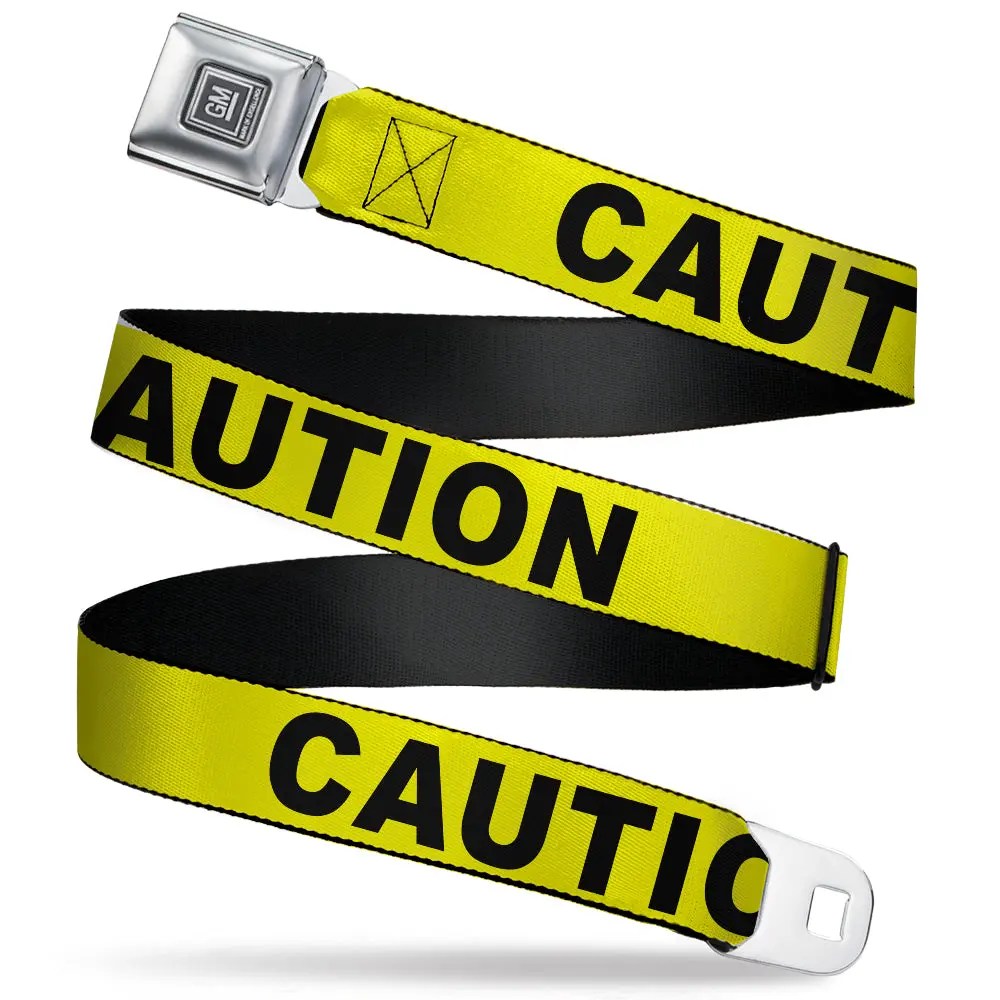 Gm Logo Seatbelt Belt - Caution Tape 1