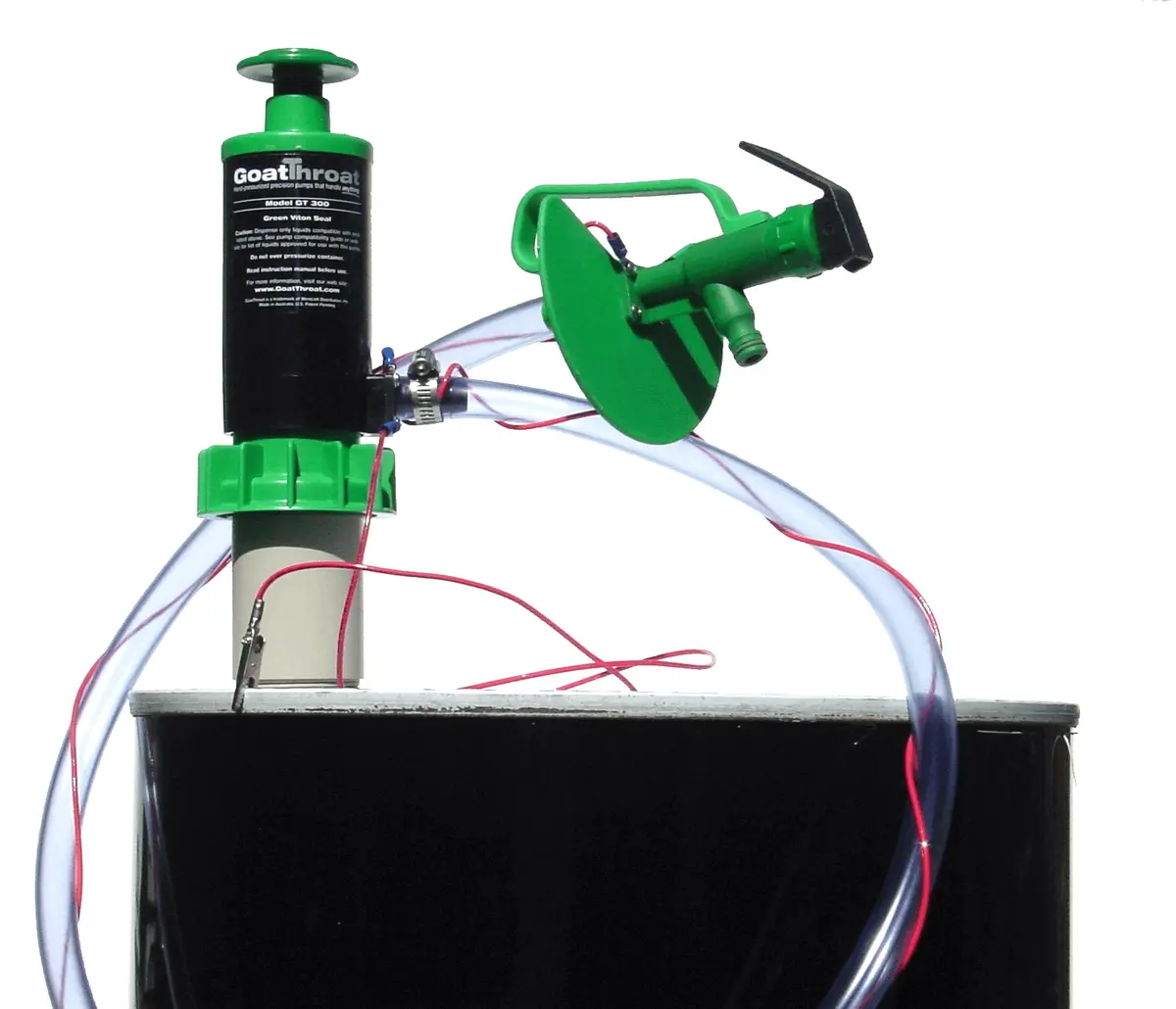 Groundable Drum Pump And Remote Tap With Viton Seal, Ptfe Hose, 5 Foot Section 1