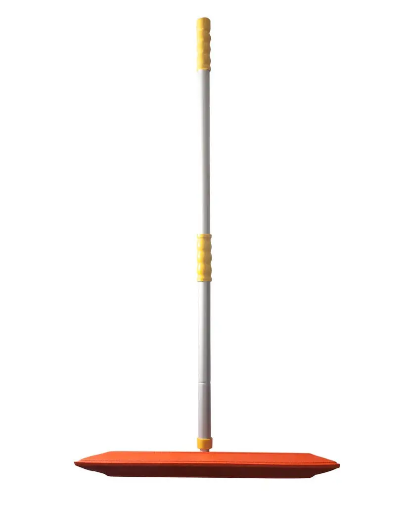 Shuttsco 18" Snow Rake With 38"-68" Aluminum Telescoping Handle - 18" Vinyl-Coated Non-Abrasive Head - Freeze-Resistant Snow Removal Tool - Sno-Rake For Car Dealerships & Private Vehicle-Owners - Made In Usa 1