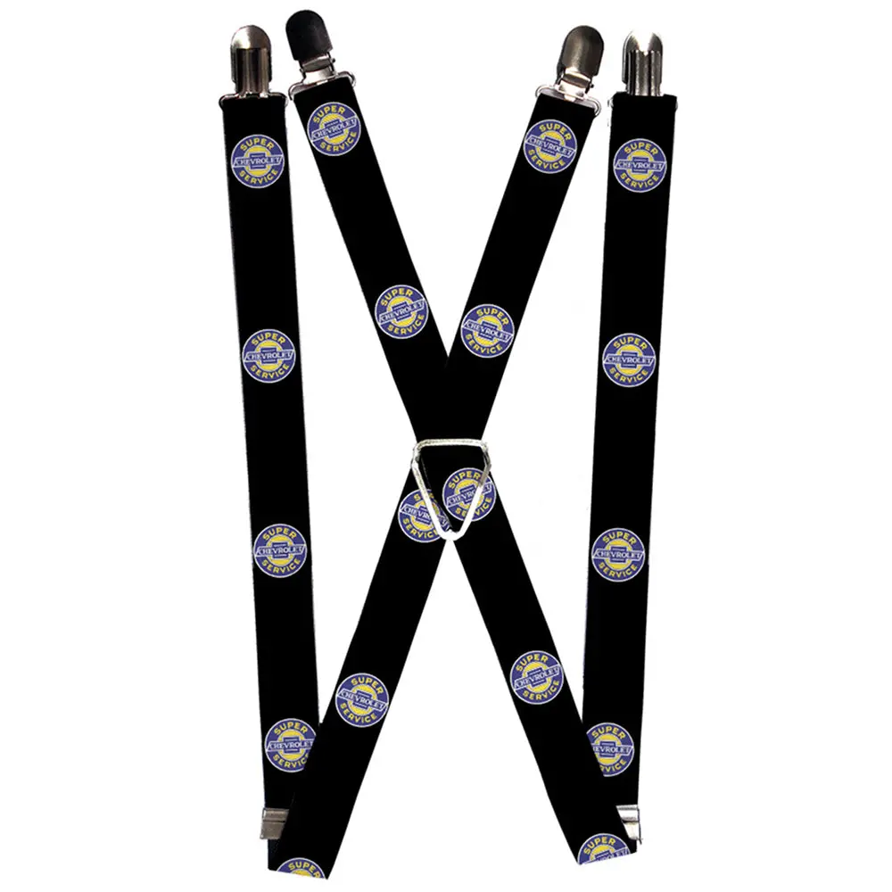 Chevrolet Super Service Logo Suspenders - 1.0" 1