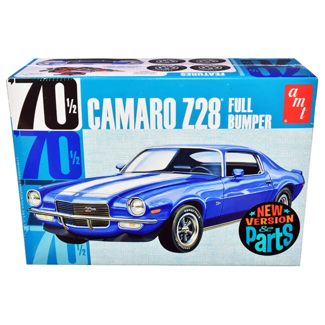 Skill 2 Model Kit 1970 1/2 Camaro Z28 Full Bumper 1/25 Model Kit 1