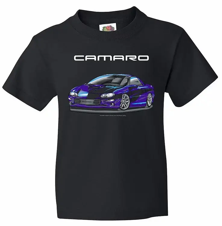 2000 Camaro Black Tee - Youth 1