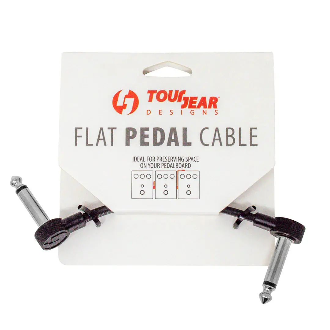 Tourgear 4” Flat Pedal Cable S-Shape 3-Pack Tgd Cbl Fp 4 S 3Pk 1