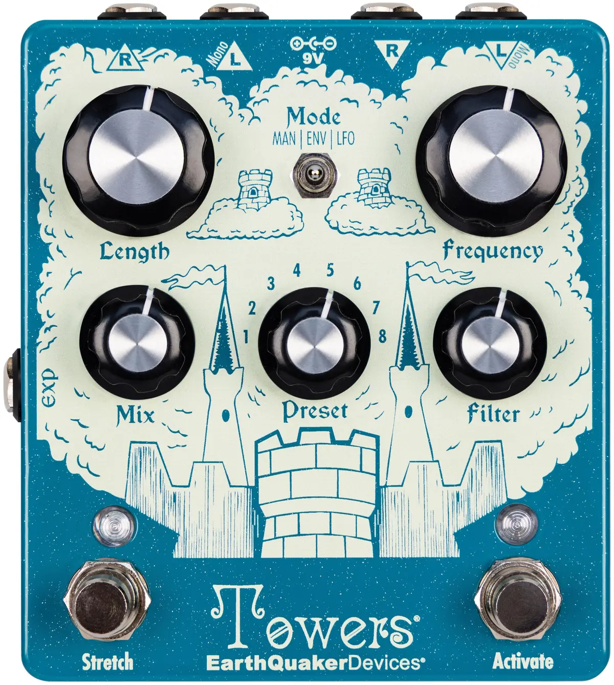 Earthquaker Devices Towers Soundscape Generator Delay/Reverb *Free Shipping In The Usa* 1