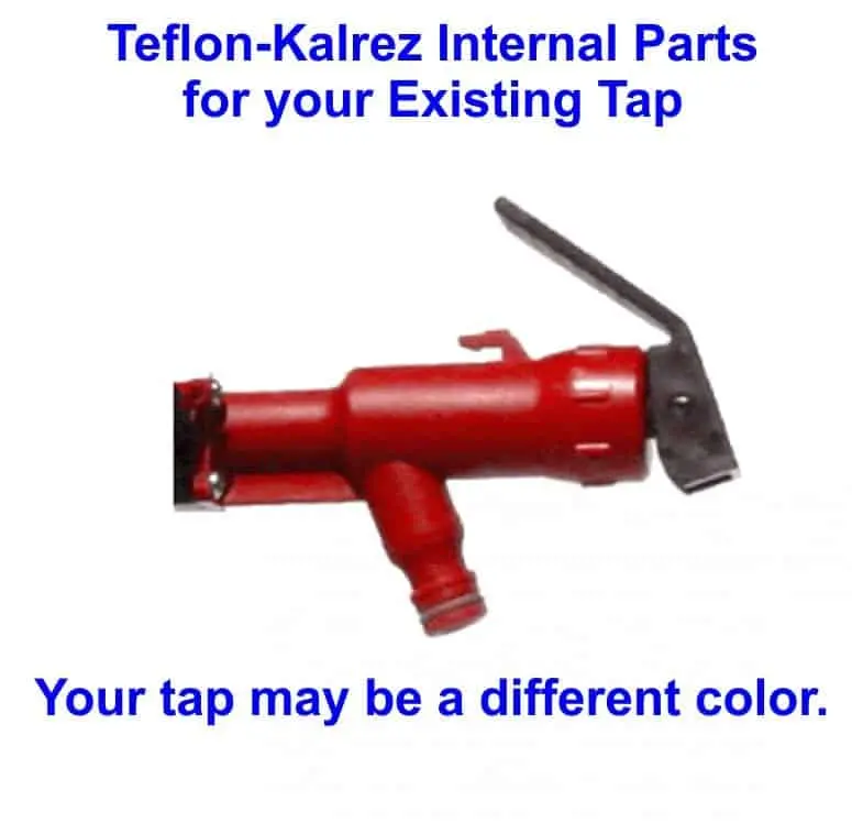 Teflon Kalrez Tap Components For Self Assembly (Parts 25, 27, 31) 1