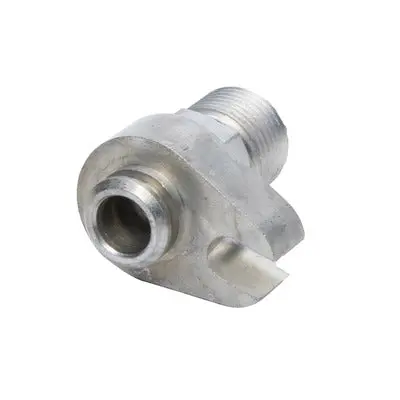 Vintage Air Chrome Hemi Compressor Block Fitting #10 Strait 1