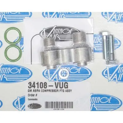 Vintage Air Compressor Fitting Assembly 1