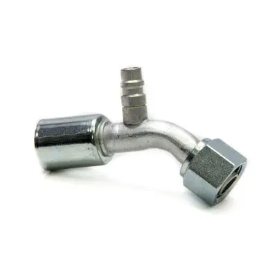 Vintage Air #10 45-Degree Barb O-Ring Fitting W/Port 1