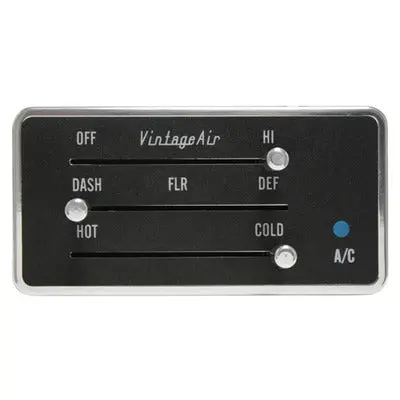 Vintage Air 3-Lever Panel Gen Iv Polished 1