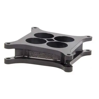 Wilson Manifolds Angled Carb Spacer, 4150 2" 4-Hole Tapered 1