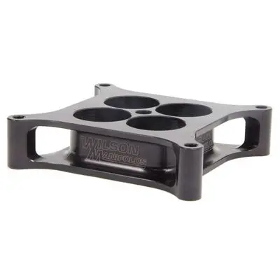 Wilson Manifolds Carburetor Spacer, 4150 1.5" 4-Hole Lightweight Tapered 1