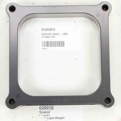 Wilson Manifolds Carburetor Spacer, 4500 1" Open Lightweight 1