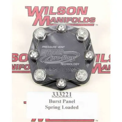 Wilson Manifolds Manifold Pressure Relief Valve 1