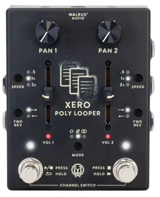 Walrus Audio Xero Polylooper Black "Free Shipping In The Usa". 1