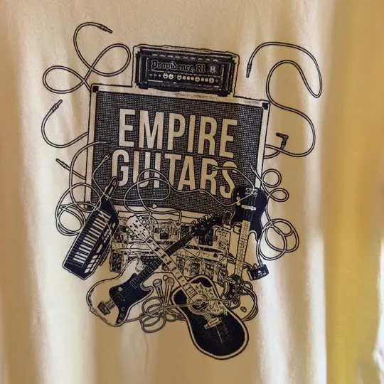 Empire Guitars Big Mess Heather Yellow  T-Shirt Xxxl 1
