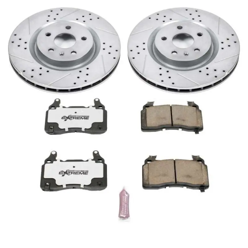Powerstop 2010-2015 Chevrolet Camaro 5Th Gen Power Stop Front Z26 Street Warrior Brake Kit 1