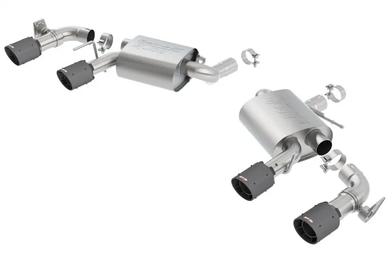 Borla 2016-2024 Chevrolet Camaro 6Th Gen Ss At Mt Rwd S-Type Exhaust (W Dual Mode Valves) Black Cf Tip 1
