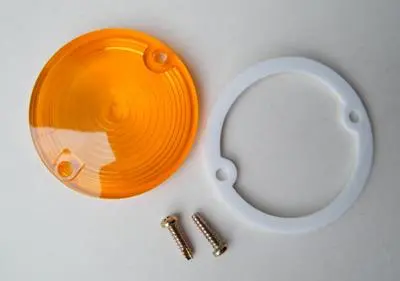 Back Up Light Lens Amber 1965-1970 1