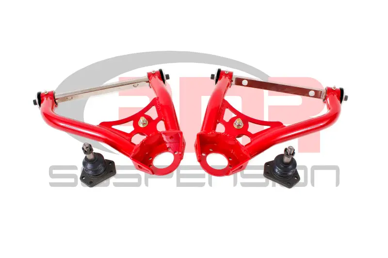 Bmr Suspension 1967-1969 Chevrolet Camaro 1St Gen Bmr F-Body Pro-Touring Upper A-Arms W Tall Ball Joint (Delrin) Red 1