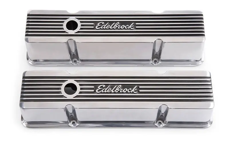 Edelbrock 1967-1986 Chevrolet Camaro 1St-3Rd Gen Valve Cover Elite Ii Series 262-400 Ci V8 Tall Polished 1