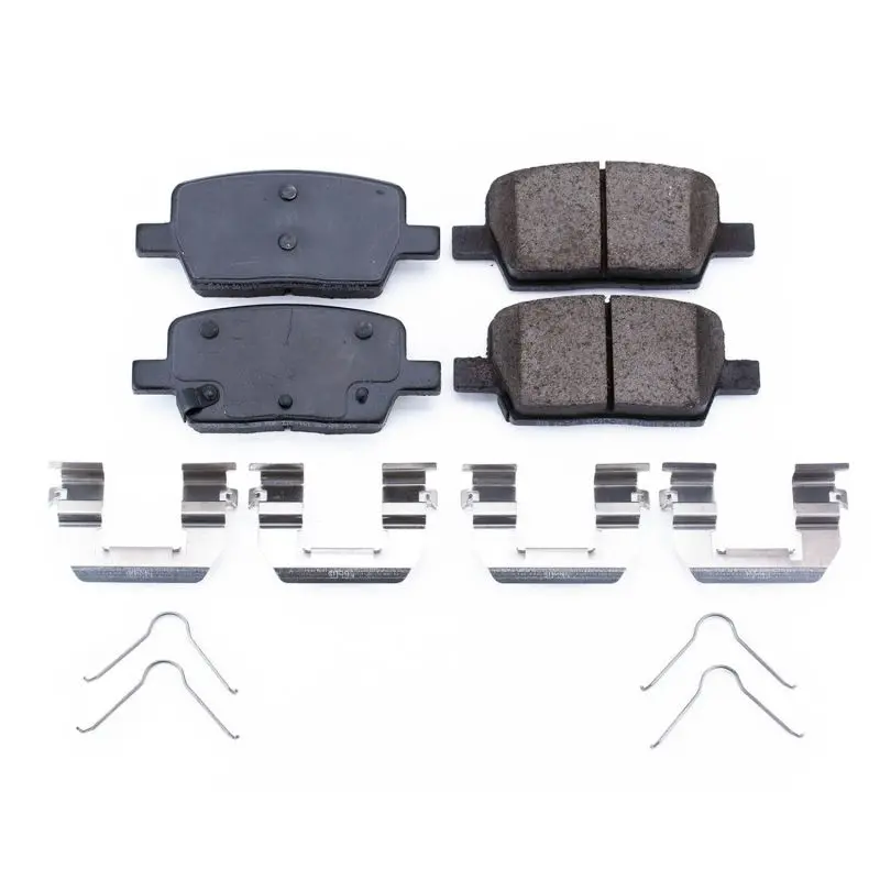 Powerstop 2016-2024 Chevrolet Camaro 6Th Gen Power Stop Enclave Rear Z17 Evolution Ceramic Brake Pads W Hardware 1