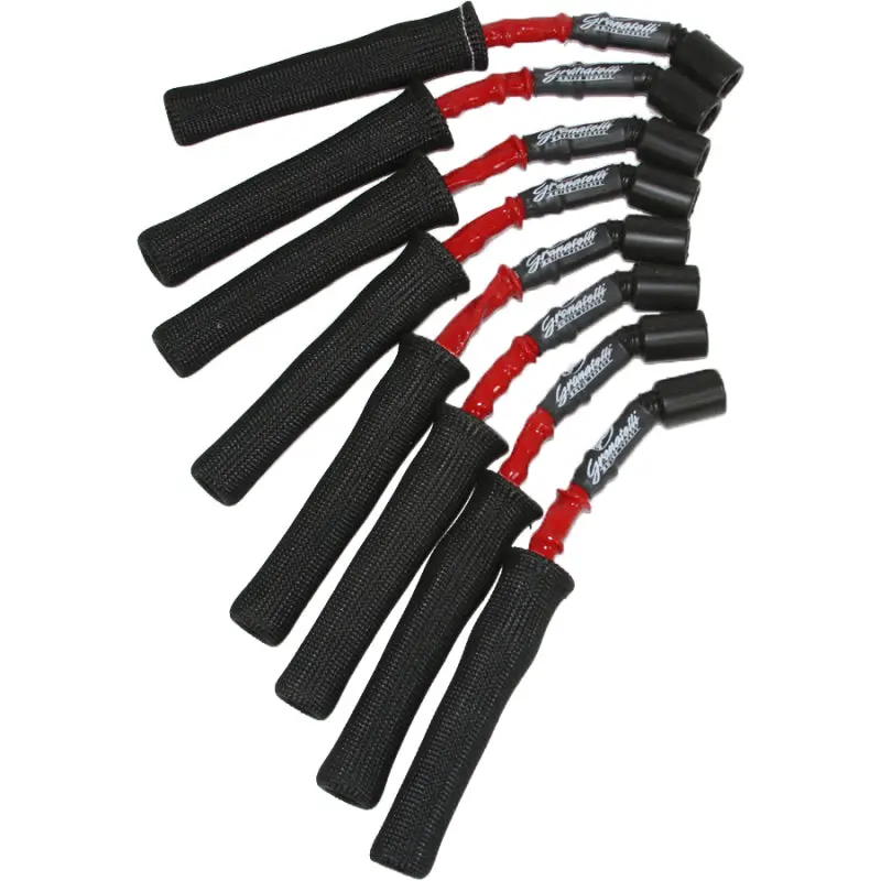 Granatelli Motor Sports 2010-2021 Chevrolet Camaro 5Th-6Th Gen Granatelli Gm Lt1 6.2L Hi-Perf Coil-Near-Plug Wire Connector Kit W Red Jacket Blk Sleeve 1