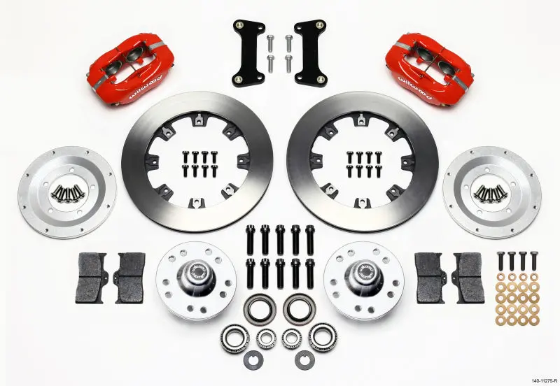 Wilwood 1982-1992 Chevrolet Camaro 3Rd Gen Forged Dynalite Front Kit 12.19In Red 1